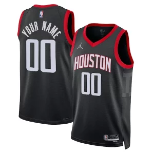 Houston Rockets Jordan Brand Unisex Gorgeous 2022/23 Swingman Custom Jersey Statement Edition Black