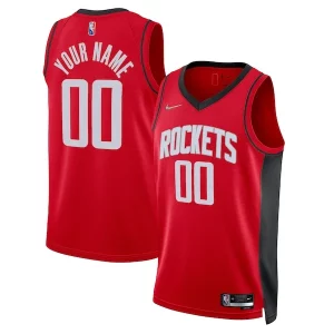 Houston Rockets Nike 2021/22 Diamond Swingman Custom Jersey Icon Edition Eye - catching Red