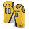 Indiana Pacers Jordan Brand Unisex Premium 2022/23 Swingman Custom Jersey Statement Edition Yellow