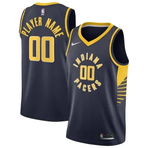 Indiana Pacers Nike Swingman Custom Jersey Navy Icon Edition Unique