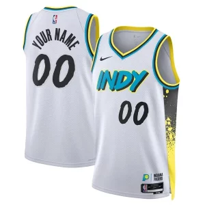 Indiana Pacers Nike Unisex 2024/25 Custom Stylish Swingman Jersey City Edition White