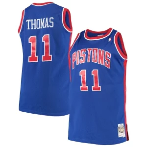 Isaiah Thomas Detroit Pistons 1988/89 Big & Tall Hardwood Classics Swingman Chic Jersey Royal