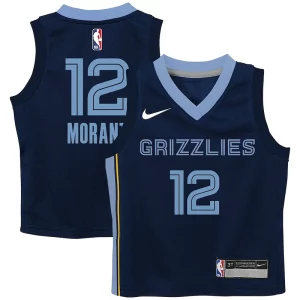 Ja Morant Eye - catching Memphis Grizzlies Nike Preschool Swingman Player Jersey Icon Edition Navy
