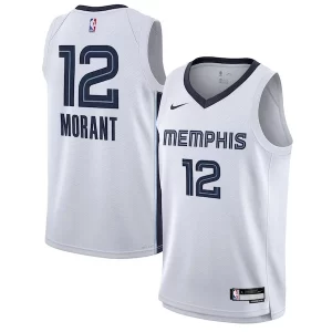 Ja Morant Memphis Grizzlies Nike Gorgeous Youth Swingman Jersey Association Edition White