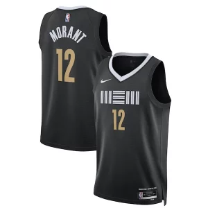 Ja Morant Memphis Grizzlies Nike Unisex 2023/24 Swingman Jersey Black City Edition Chic