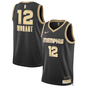 Ja Morant Memphis Grizzlies Nike Unisex Select Series Swingman Jersey聽鈥?Black Unique