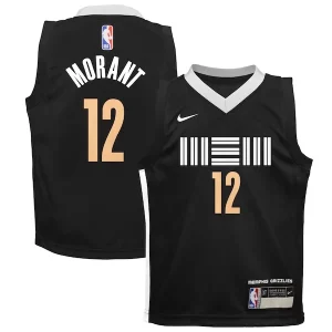 Ja Trendy Morant Memphis Grizzlies Nike Preschool Swingman Replica Jersey City Edition Black