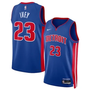 Jaden Ivey Detroit Pistons Nike Unisex 2022 NBA Draft First Stylish Round Pick Swingman Jersey Icon Edition Blue