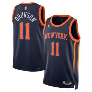 Jalen Brunson New York Knicks Jordan Brand Unisex Swingman Player Jersey Statement Edition Chic Navy