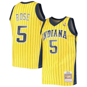 Jalen Fabulous Rose Indiana Pacers 1999/00 Hardwood Classics Swingman Jersey Gold