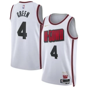 Jalen Green Unique Houston Rockets Nike Unisex 2024/25 Swingman Player Jersey City Edition White