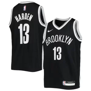 James Harden Brooklyn Nets Premium Nike Youth Swingman Jersey Icon Edition Black