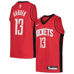 James Harden Houston Rockets Nike Trendy Youth Team Swingman Jersey Icon Edition Red