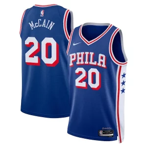 Jared McCain Philadelphia 76ers Nike Swingman Jersey Icon Edition Royal Fabulous