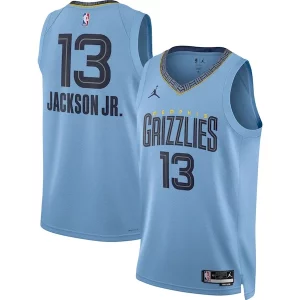 Jaren Jackson Jr. Memphis Grizzlies Jordan Elegant Brand Unisex Swingman Jersey Statement Edition Light Blue