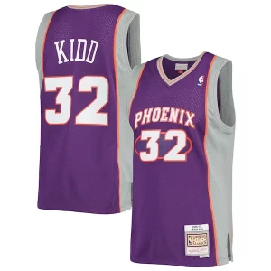 Jason Kidd Phoenix Suns 2001/02 Premium Hardwood Classics Swingman Jersey Purple