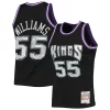 Jason Williams Sacramento Kings 2000/01 Hardwood Chic Classics NBA 75th Anniversary Diamond Swingman Jersey Black