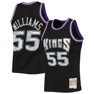 Jason Williams Sacramento Kings 2000/01 Hardwood Chic Classics NBA 75th Anniversary Diamond Swingman Jersey Black