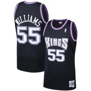 Jason Williams Sacramento Kings 2000/01 Hardwood Classics Swingman Gorgeous Jersey Black