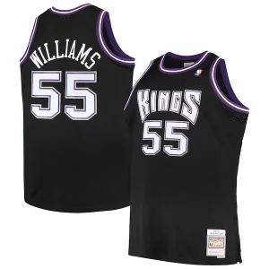 Jason Williams Sacramento Kings Big & Tall Chic 2000/01 Hardwood Classics Swingman Jersey Black