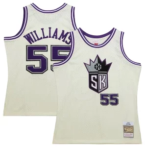 Jason Williams Sacramento Kings Chainstitch Gorgeous Swingman Jersey Cream