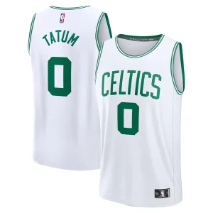Jayson Tatum Boston Celtics Fast Break Fabulous Replica Player Jersey Association Edition White