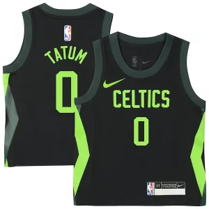Jayson Tatum Unique Boston Celtics Nike Toddler 2024/25 Swingman Player Jersey City Edition Black