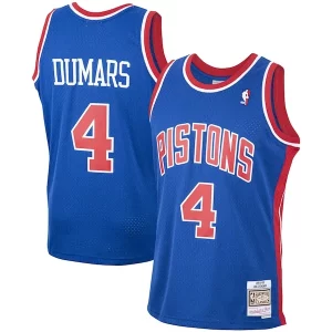 Joe Dumars Detroit Pistons Chic 1988/89 Hardwood Classics Swingman Jersey Blue