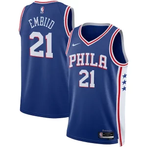 Joel Embiid Philadelphia 76ers Nike Fabulous Unisex Swingman Jersey Icon Edition Royal/White