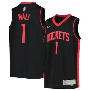 John Wall Houston Rockets Nike Youth 2020/21 Swingman Player Jersey Earned Edition Black Premium