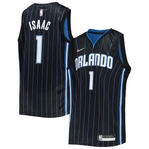 Jonathan Isaac Orlando Magic Nike Youth 2021/22 Diamond Gorgeous Swingman Jersey Icon Edition Black