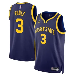 Jordan Poole Golden State Warriors Premium Jordan Brand Unisex Swingman Jersey Statement Edition Navy