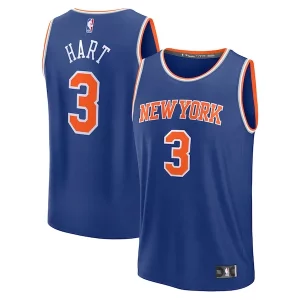 Josh Hart New York Knicks Fast Break Replica Player Jersey Icon Stylish Edition Royal