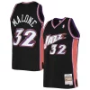 Karl Malone Utah Jazz 2001/02 Hardwood Classics Fabulous Swingman Jersey Black