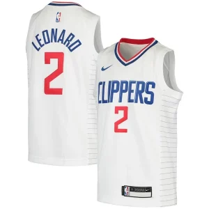 Kawhi Leonard LA Clippers Nike Youth 2020/21 Swingman Jersey Association Edition Eye - catching White/Royal