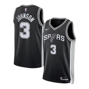 Keldon Johnson San Antonio Spurs Nike Unisex Swingman Jersey Association Edition Black Gorgeous