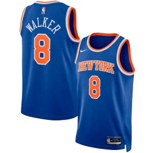 Kemba Walker New York Knicks Nike Unisex Swingman Jersey Icon Edition Premium Blue