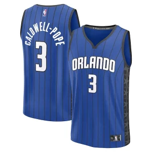 Kentavious Caldwell Pope Orlando Magic Fast Break Replica Player Jersey Statement Edition Elegant Blue