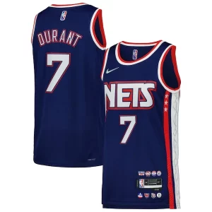 Kevin Durant Brooklyn Nets Nike Swingman Player Jersey City Edition Blue/Gray Stylish