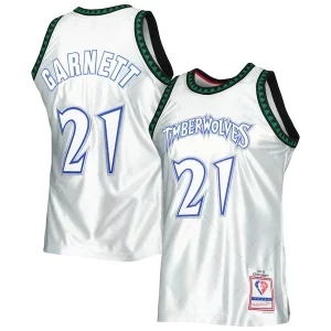 Kevin Garnett Minnesota Timberwolves 1997/98 Premium Hardwood Classics 75th Anniversary Swingman Jersey Platinum