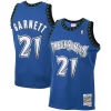 Kevin Garnett Minnesota Timberwolves 2001/02 Hardwood Classics Swingman Eye - catching Jersey Blue