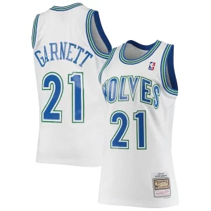 Kevin Garnett Minnesota Timberwolves 1995/96 Hardwood Classics Swingman Unique Jersey White