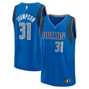 Klay Thompson Dallas Mavericks Youth Fast Chic Break Replica Player Jersey Icon Edition Blue