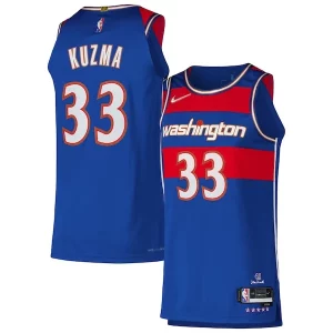 Kyle Fabulous Kuzma Washington Wizards Nike Authentic Player Jersey City Edition Royal