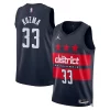 Kyle Kuzma Washington Wizards Eye - catching Jordan Brand Unisex 2024/25 Swingman Jersey Statement Edition Navy