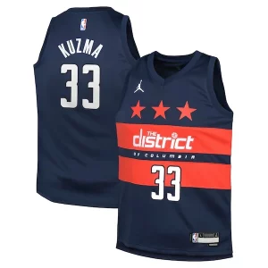 Kyle Kuzma Washington Wizards Jordan Brand Youth Swingman Jersey Statement Edition Navy Premium