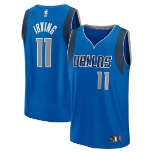 Kyrie Irving Dallas Mavericks Youth Fast Break Replica Player Jersey Icon Edition Blue Stylish