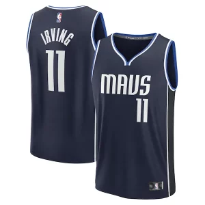 Kyrie Unique Irving Dallas Mavericks Fast Break Replica Player Jersey Statement Edition Navy
