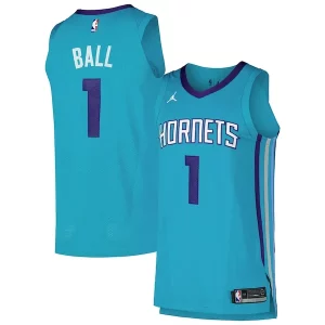 LaMelo Ball Charlotte Hornets Chic Jordan Brand Authentic Player Jersey Icon Edition Teal