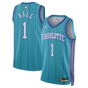 LaMelo Ball Charlotte Hornets Jordan Elegant Brand Unisex 2023/24 Swingman Replica Jersey Classic Edition Teal